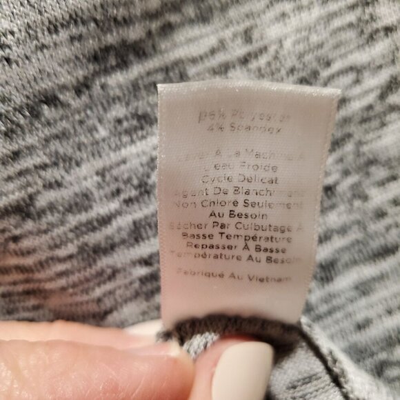 T by Talbots Light Gray Stretch Activewear Dress Women's Size P(0-2 Petite) - Picture 4 of 5